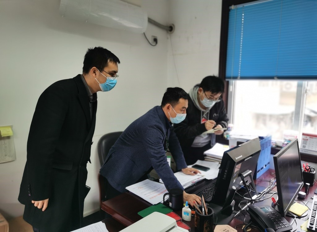 集團防疫辦到華西安裝指導疫情防控工作