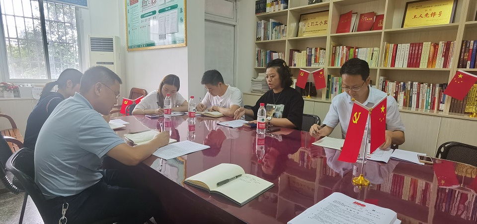 公司紀(jì)委書記付曉一行到綿陽(yáng)分公司開(kāi)展上半年黨支部黨建工作檢查