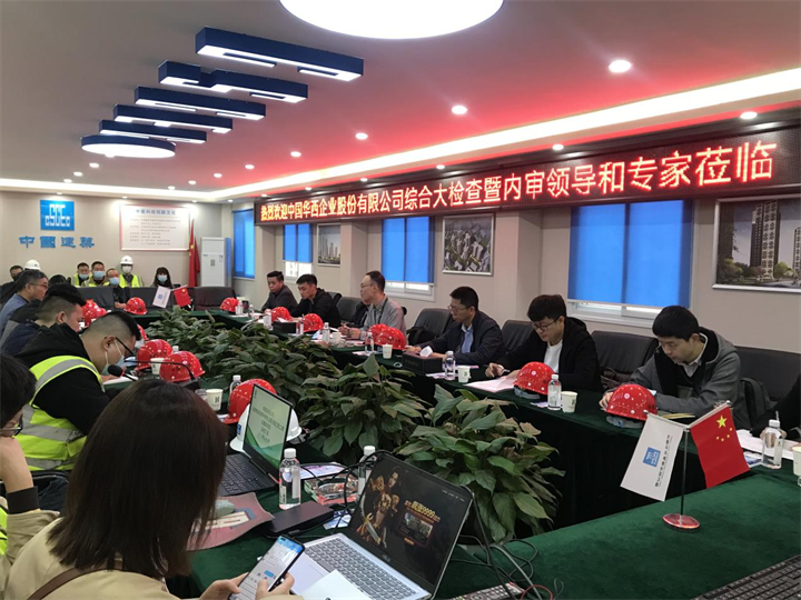 集團領導及內審專家一行到成都教科院學生公寓項目及臨江苑二期安置房項目進行綜合檢查