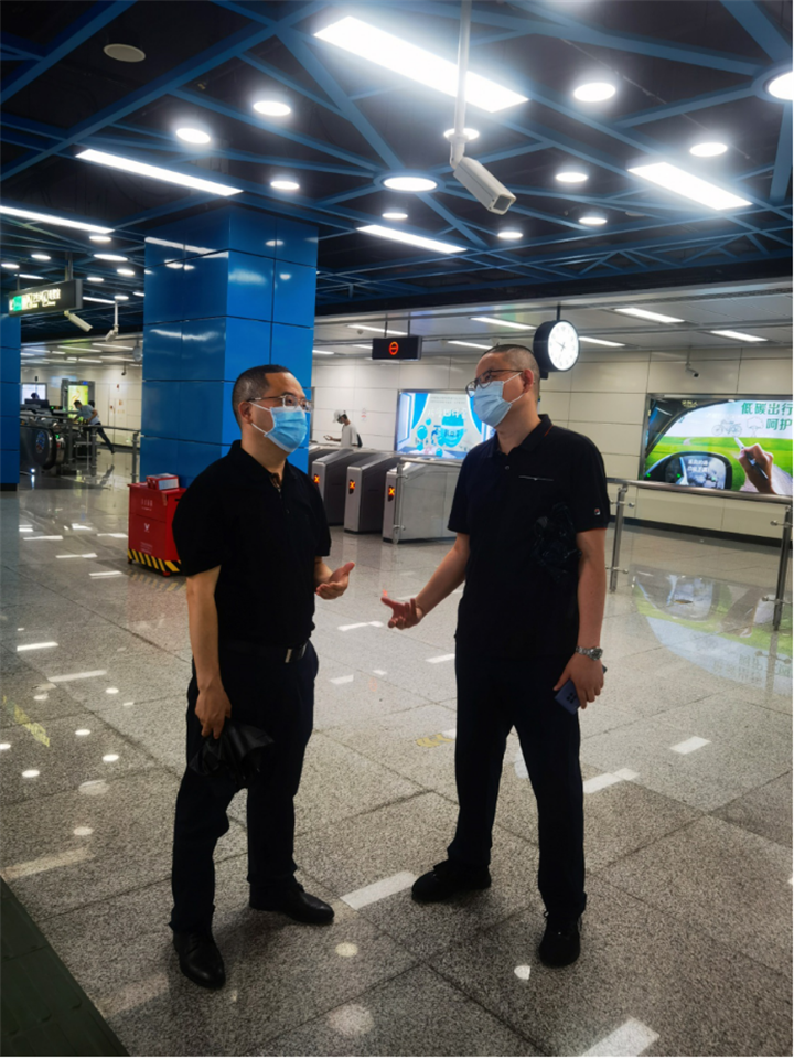 公司黨委書記、執(zhí)行董事朱軍到廣州地鐵項目開展調(diào)研